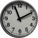 Clock showing 1:00