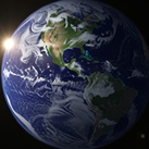 Globe showing Europe and Africa